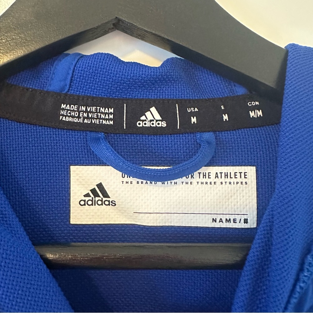 Adidas Women's Royal Blue Bomber Jacket - Picture 4 of 5